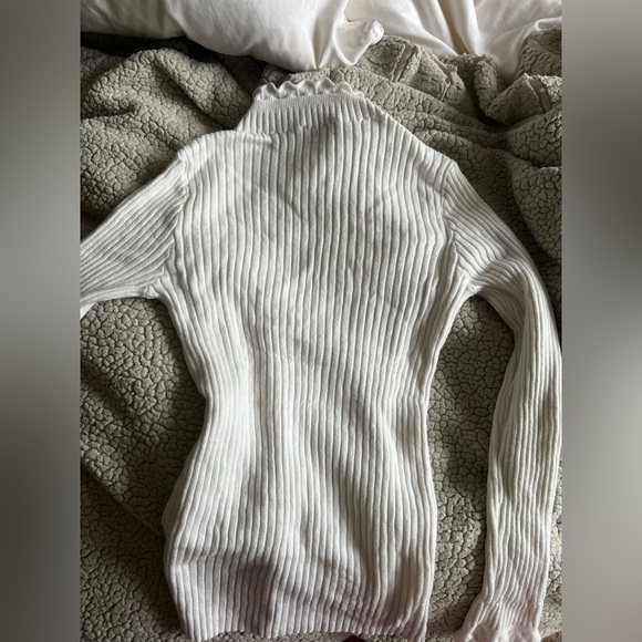White Turtleneck, Size XS/S - Picture 2 of 3